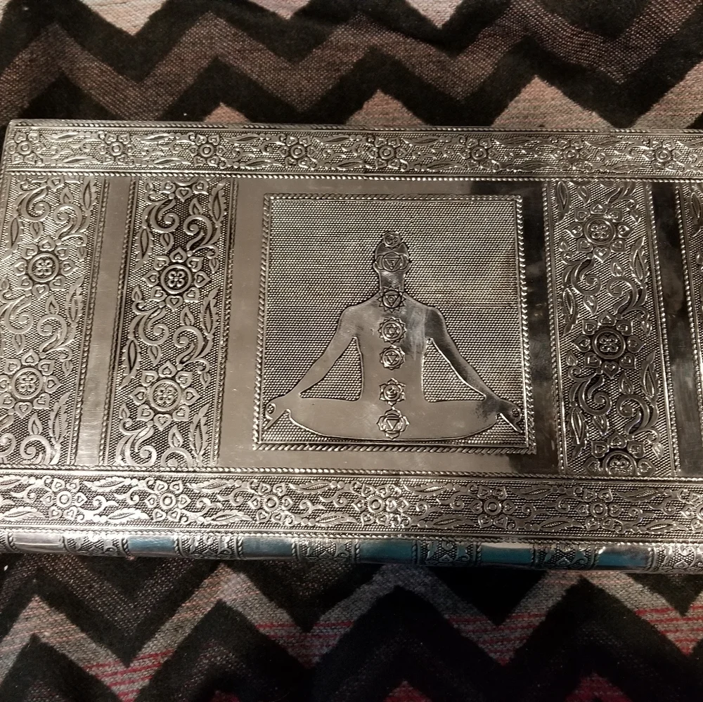 Gorgeous Large Aluminum Buddha Jewelry box